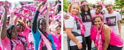 participants of Komen Greater Pennsylvania MORE THAN PINK Walk